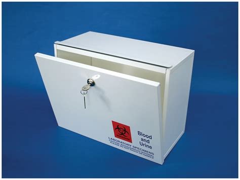 metal locking box front open|through the door locking box.